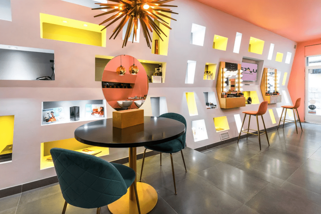 decoración en peluquerías